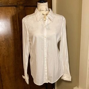 Brooks brothers, crisp white button up shirt.size 14